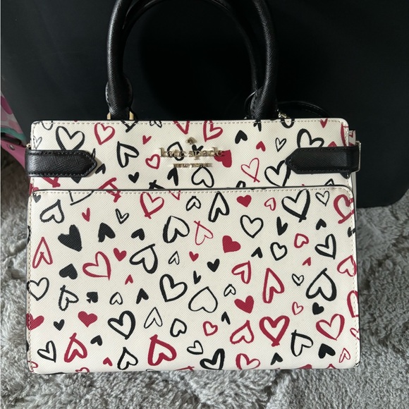 Kate Spade scribble hearts bag - Picture 2 of 2